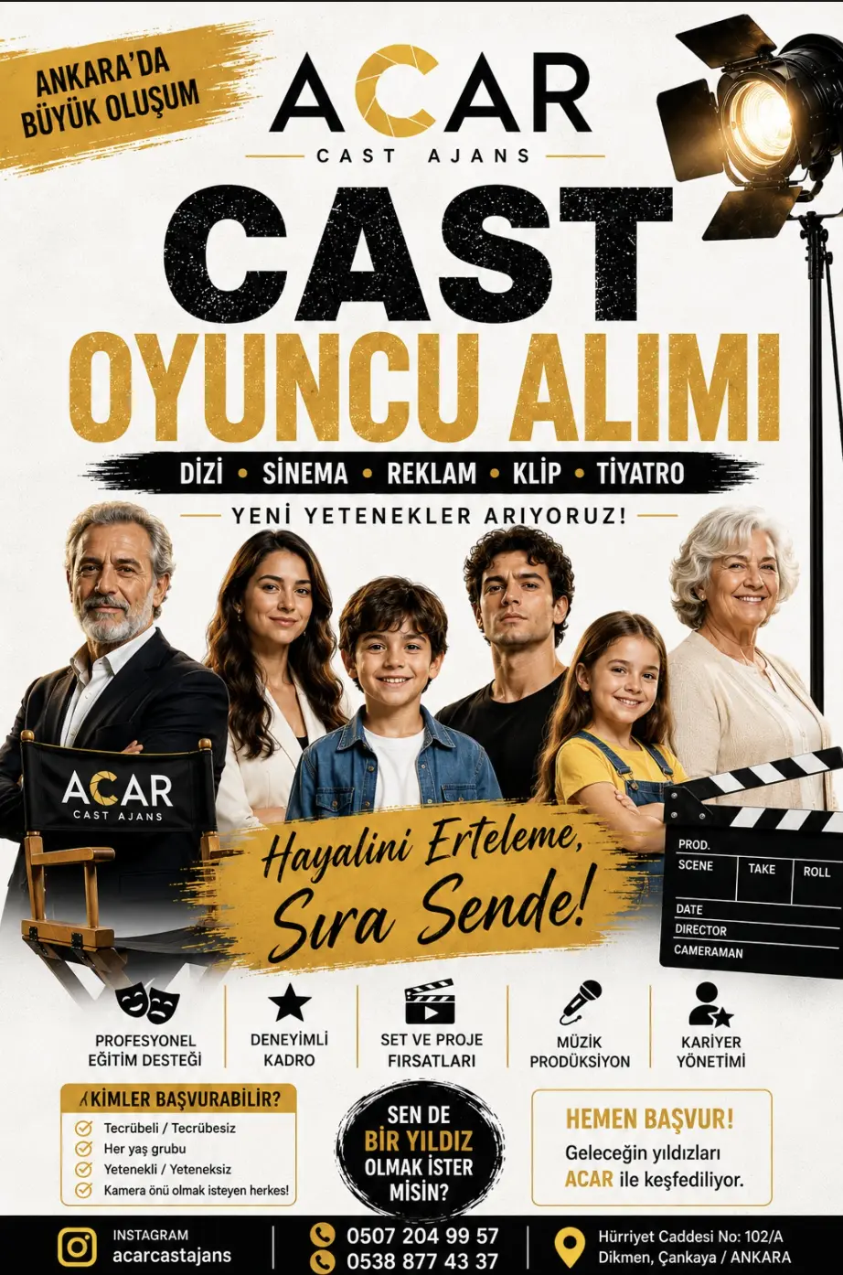Acar Cast Oyuncu Alımı afişi